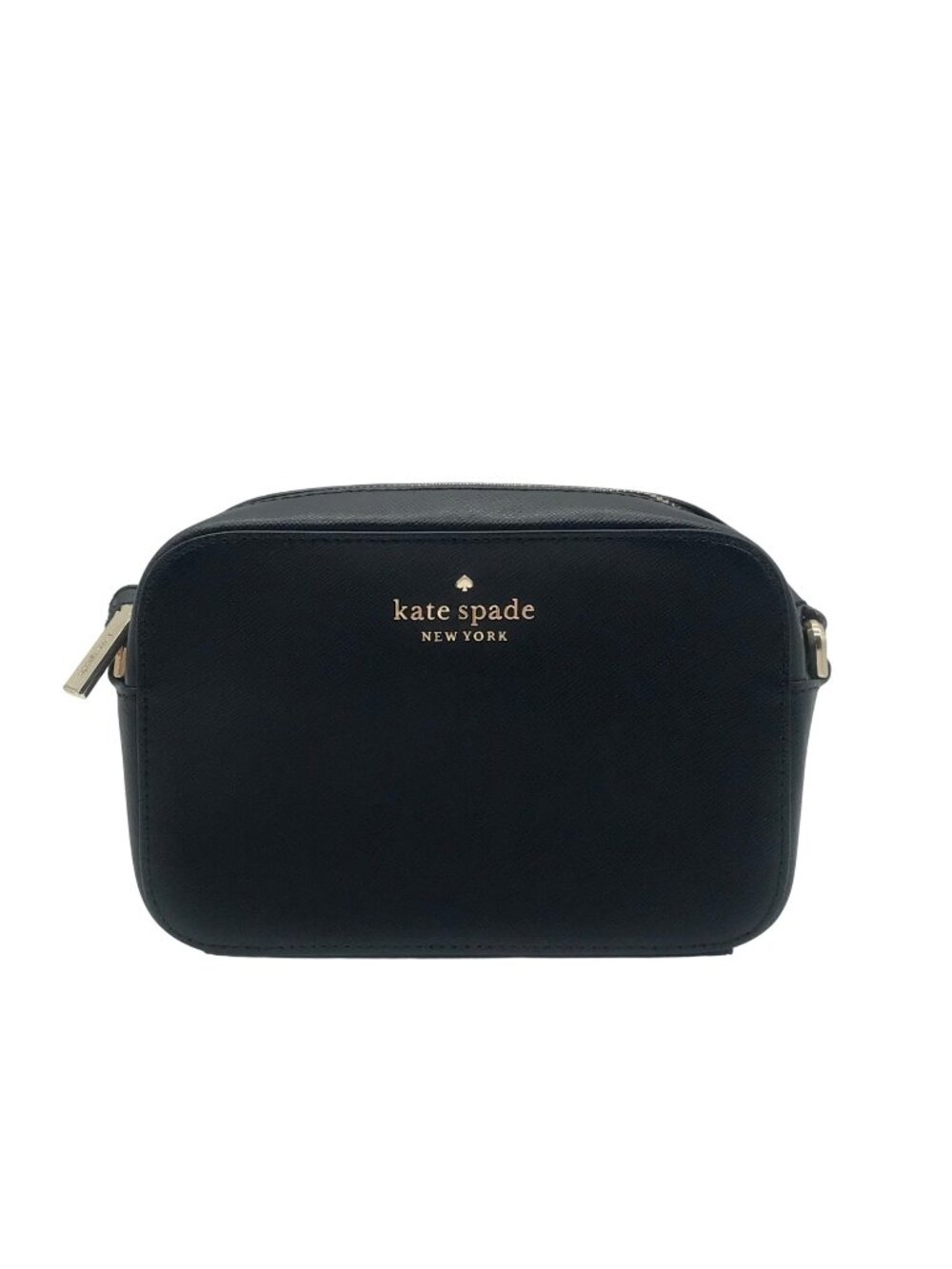 Kate Spade Black Saffiano Leather Mini Camera Bag